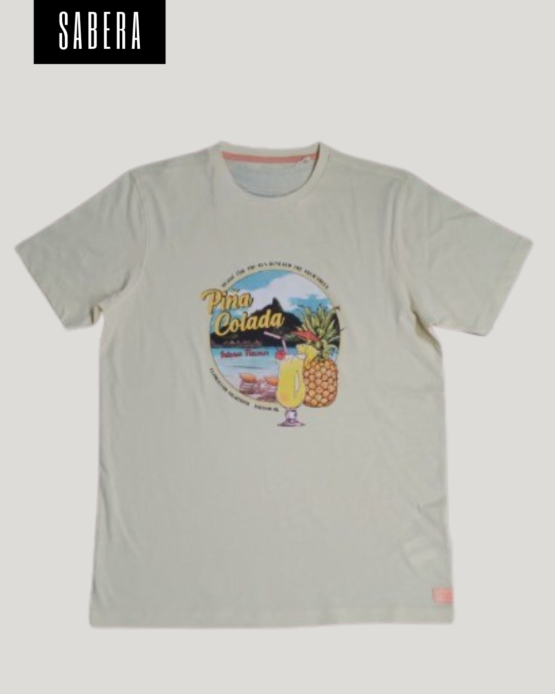 White custom knit T-shirt