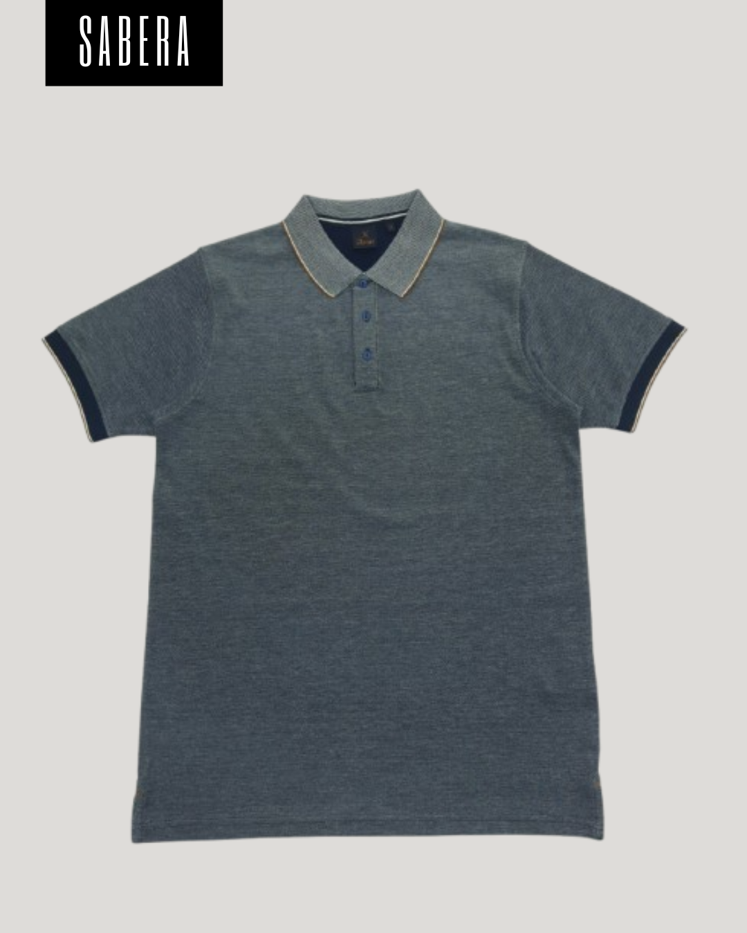 Charcoal polo shirt