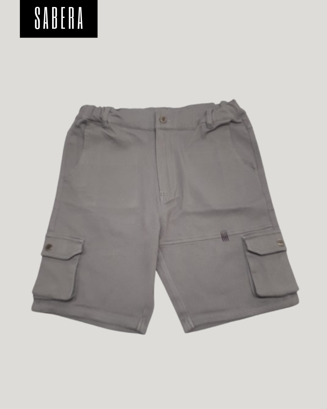 Men's khaki cargo shorts